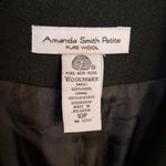 Amanda Smith Amanda‎ Smith Petite 100% Wool Black Blazer Size 10P Photo 2