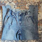 Vintage America Acid Wash High Waist Peaperbag Jeans Size 6 Photo 3