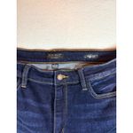 Judy Blue Wide Leg Cropped Stretch Jeans Dark Wash Raw Hem Size 15 32 Photo 2