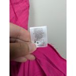 ALLIE & ROSE Hot Pink Textured Halter Neck Tiered Maxi Dress Women's Large Photo 6