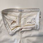 Elizabeth and James  High Rise Vintage White Straight Leg Denim Jeans‎ Size 10 Photo 7