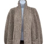 J.Crew  Shawl Collar Chunky Knit Open Front Heavy Knit Cardigan Sweater Top Photo 4