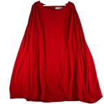 Emma & Michele  Plus 18W Cape Shift Dress Red Knee Length Lined Cocktail Holiday Photo 1