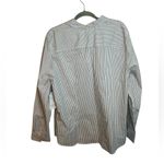 Time And Tru Nwt  Black Striped Classic Button Down Shirt Photo 1