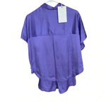 Pippa The Label poppy silk playsuit size S/M purple Photo 1