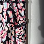 DKNY Pink and Black Patterned Leggings Photo 5