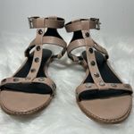 Rebecca Minkoff Sandy Studded T-Strap Gladiator Sandals Taupe Leather Sz6 1/2 Photo 7