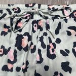 David Lerner  Light Blue Leopard Print Sport Shorts NEW Photo 2