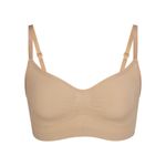 SKIMS  Seamless Sculpt Bralette CLAY nude adjustable compression shaping Photo 3