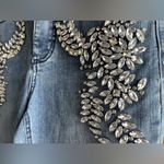 Cache  Embellished Rhinestone Gems Denim y2K Statement Jean Size Women’s Sz 24 Photo 9