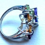 Nicole Miller  Sterling Butterflies & Flowers Ring Photo 1