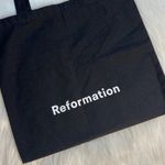 Reformation Black Logo Tote Bag Photo 1