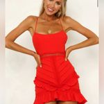 Hello Molly  NWOT Searching Seattle Red Mini Dress Size Medium Photo 0