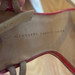 Giuseppe Zanotti  Red, White, and Tan Heeled Sandals Photo 3