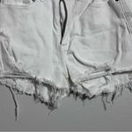 Abercrombie & Fitch Women HighRise White Distressed Denim Shorts Curve Love 0/25 Photo 2