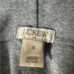 J.Crew Sweater Women M Gray Off Shoulder Long Sleeve Soft Stretch Knit Cotton Size M Photo 2