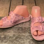 La Plume Lavender Purple Leather Adjustable Strap Sandals Size 38 Photo 0