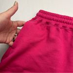 Ganni  Pink Software Mini Shorts‎ Womens Size Medium Athleisure Athletic *FLAWED Photo 9