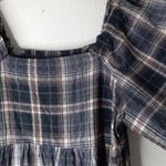 Universal Threads Universal Thread S Plaid Mini Dress Long Sleeved in Blue Photo 8