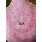 Tiffany & Co. Elsa Peretti Womens Silver Bean Pendant Necklace Classic Photo 0