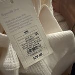 Stars Above  Womens Waffle Knit Quarter Zip Cozy Pullover In White Women’s Xs New Photo 8