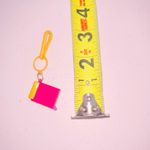 None 💜 80’s Yellow & Pink I Love You Notepad Charm Photo 1