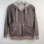 Adidas by Stella McCartney Size XS Essentials Hoodie Anthro Full Zip Sweatshirt Pink Photo 5