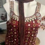 Tunic silk Indian / Pakistani style Gold Photo 11