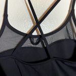 Splits59  Tank Top Mesh Bust Spaghetti Criss Cross Back Straps Black M Photo 1