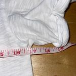 Bobi Los Angeles Slub Cotton Cuffed Short Sleeve Tee Size Small White Photo 4