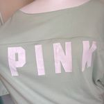 PINK - Victoria's Secret New Victoria’s Secret Pink Soft Logo Print Oversized Short Sleeve Lounge Tee Photo 4