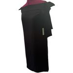 CeCe Off the Shoulder Bow Tie Detail Little Black Dress Mini Crepe Sheath NWT 2 Photo 4