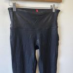 Spanx  Faux Leather Leggings Black Compression Women's Size Medium Photo 2