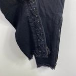 BLANK NYC Intro Black Denim Lace-Up Stretch Skinny Jeans Women's Size 27 Photo 5