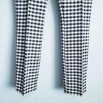 Theory  Black and White Gingham Classic Skinny Pant Photo 2