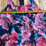 Lululemon  Floral Racerback Tank Top Pink Roses – Size Approx S Photo 5