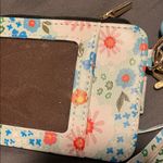 Floral Card Holder with Blue Beaded Keychain Photo 3