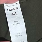 Halara  SculptKnit Green High Waisted Side Flap Pocket Flare Cargo Pants 4X Photo 7