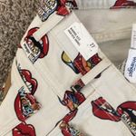 Wrangler  Read My Lips Print High Rise 652 Barrel Jean Rolling Stones 27 x 31 NWT Photo 11