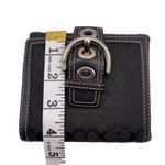 Coach Vintage  y2k Soho Black Signature Canvas Wallet Photo 7