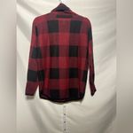 Adrienne Vittadini  Red/Black Buffalo Plaid Drawstring Top Photo 3
