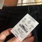 J.Crew  Linen Cotton Drawstring Pant Black‎ Pull On Elastic AW842 NWT Size 0P Photo 3