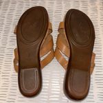 G.H. Bass &‎ Co. Women's Dena Brown Leather Strappy Sandals Flip Flops Size 10M Red Photo 4