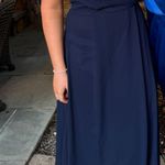 Lulus Navy Strapless Gown Photo 1