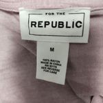 FOR THE REPUBLIC Nordstrom Mauve Short Sleeve Pigment Dye Life Tee Size Small Photo 6