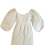 Sister Jane UO Women’s Theatre Bow Balloon Sleeve Jumpsuit Pink Rose Quartz Sz M Size M Photo 8