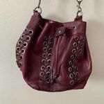 Patricia Nash  100% Leather Maroon Martina Crossbody Bag Photo 0
