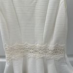 BCX  Women's Cream Peplum Top Photo 1