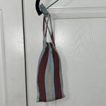 Free People  Stripe Brown & Blue Linen Blend Sarong(One Size) Photo 4