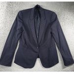 ZARA Blazer Women XL Polka Dot One Button Business Casual Formal Academia Jacket Photo 1